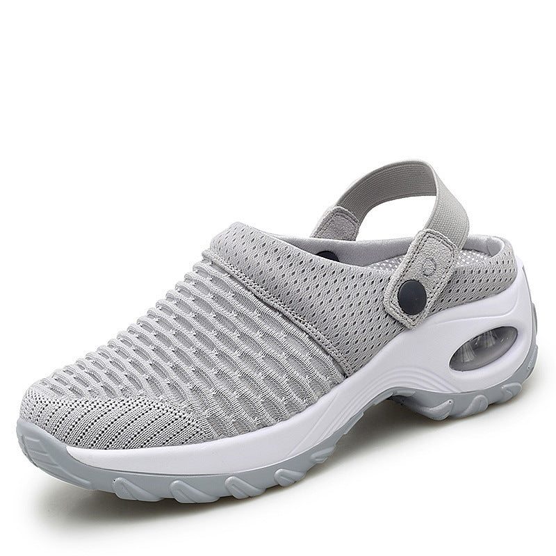 Hollow Out Shoes Mesh Casual Air Cushion Increased Sandals And Slippers - Premium bags and shoes from cjdropshipping - Just $58.75! Shop now at Yard Agri Supply