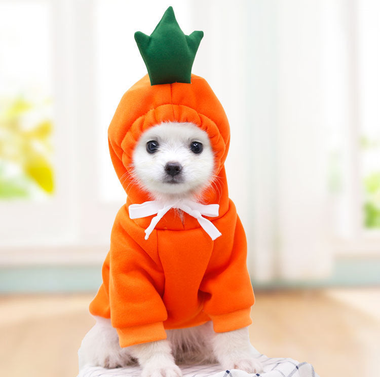 Dog Autumn And Winter Clothing Small And Medium Dog Love Two Legged Cat Cute Pet Clothing - Premium Apparel from cjdropshipping - Just $12.91! Shop now at Yard Agri Supply