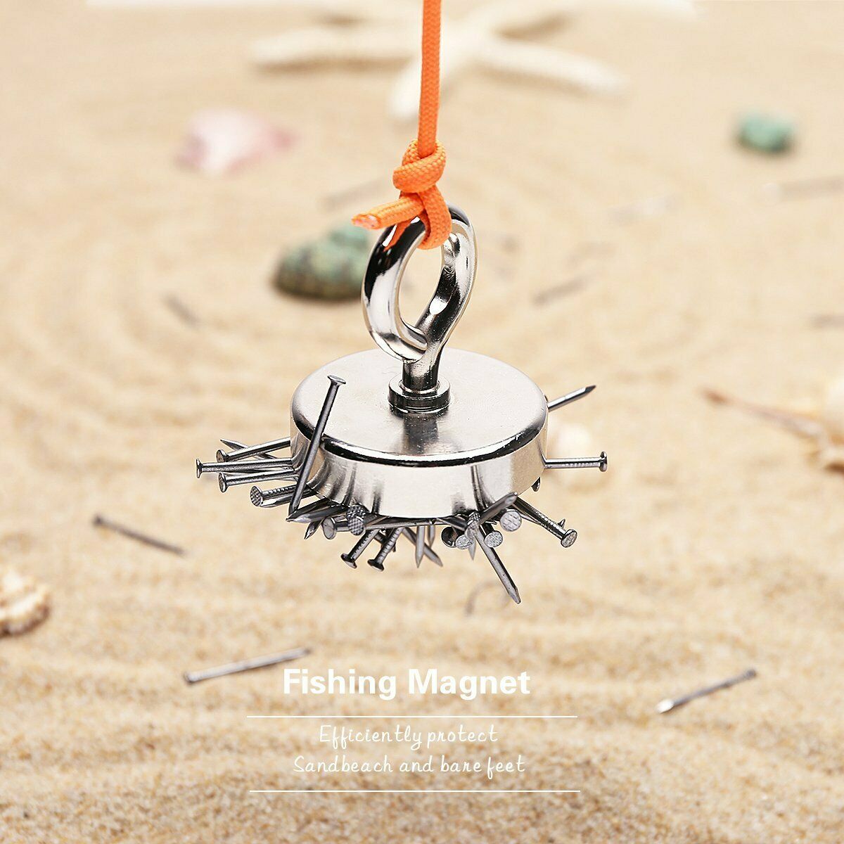 Fishing Magnet with Lifting Ring Magnetic Retrieving Lake Treasure Hunt Collects - Premium Sports and outdoors from cjdropshipping - Just $32.37! Shop now at Yard Agri Supply