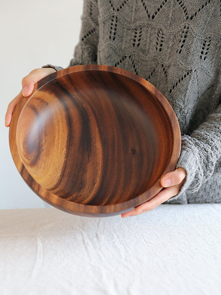 Acacia wooden bowl wooden tableware - Premium  from Yard Agri Supply - Just $19.55! Shop now at Yard Agri Supply