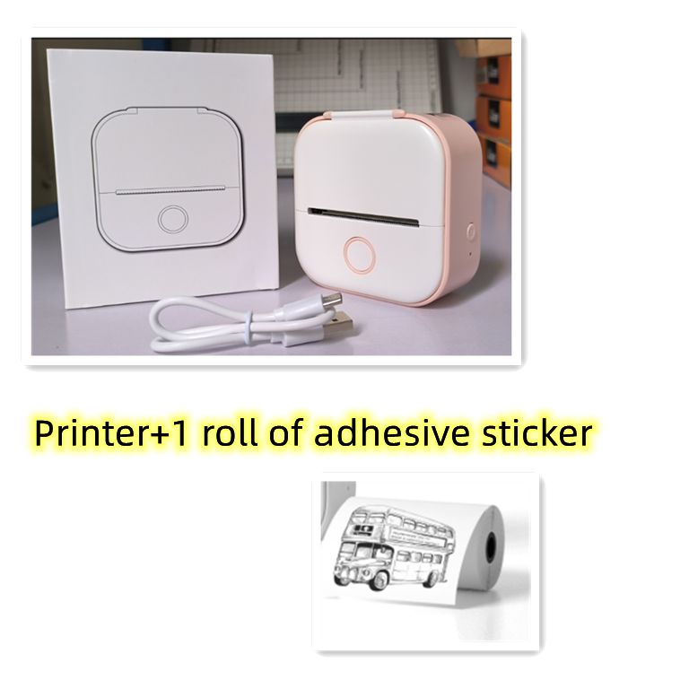Portable Mini Thermal Label Printer Home Photo Printer Student Wrong Question Printer Bluetooth Mini Label Printer Price Tag - Premium  from cjdropshipping - Just $17! Shop now at Yard Agri Supply