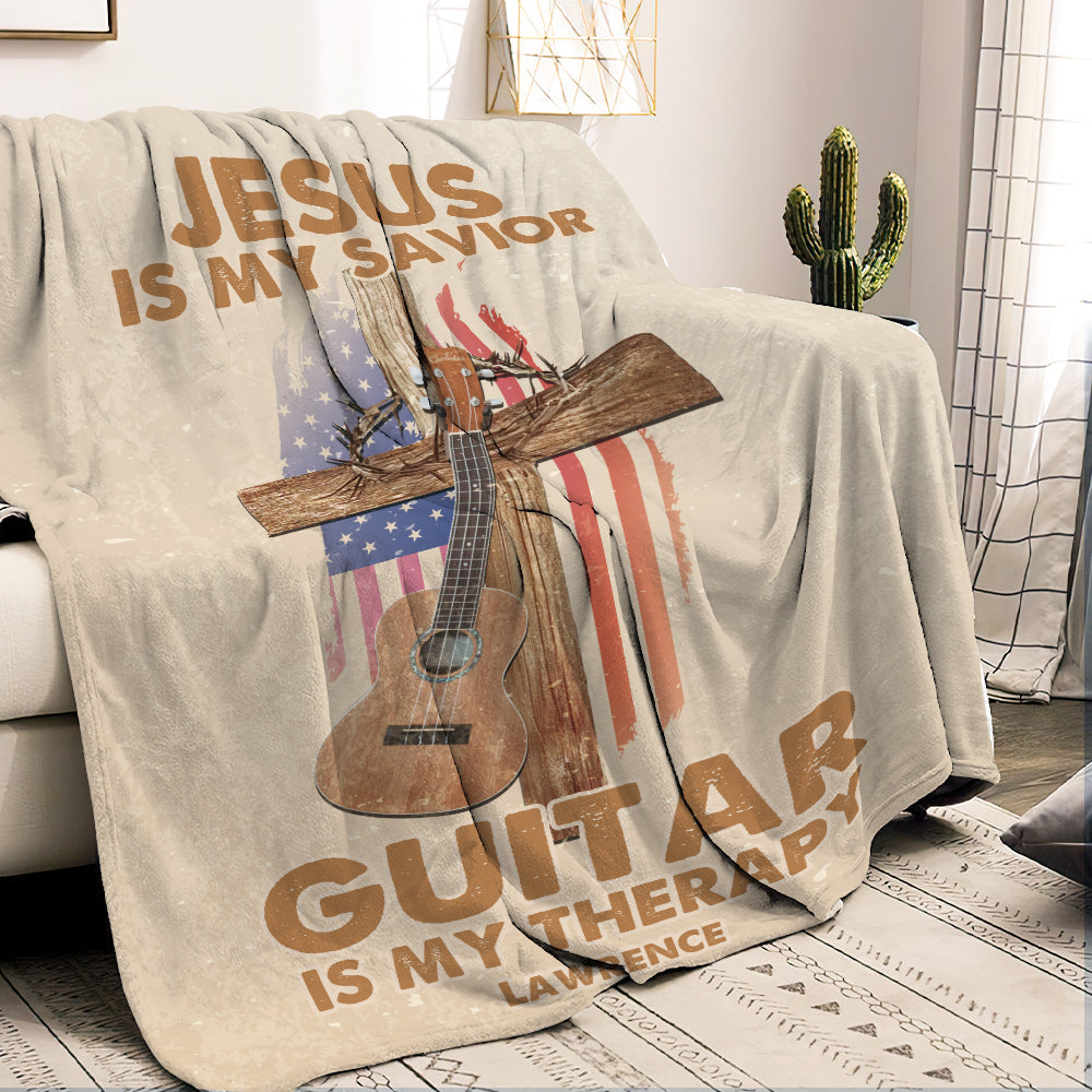 Personalized Guitar Blanket Custom Name Blanket Guitar Lover's Blanket - Premium  from MadeMine - Just $12.70! Shop now at Yard Agri Supply