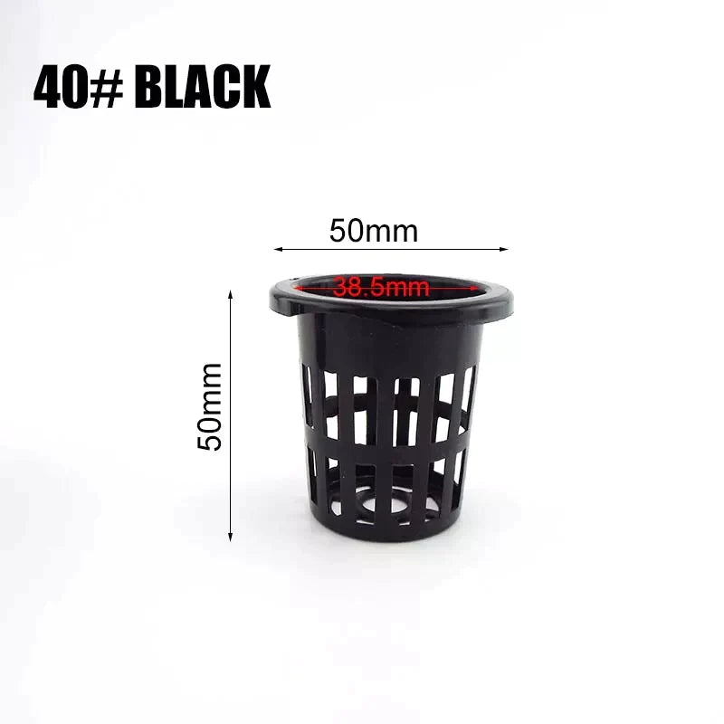 50Pcs Plant Grow Pots Net Nursery Cup Hydroponic colonization Mesh plastic Basket holder vegetable Planter Soilless greenhouse - Premium  from Yard Agri Supply - Just $8.95! Shop now at Yard Agri Supply
