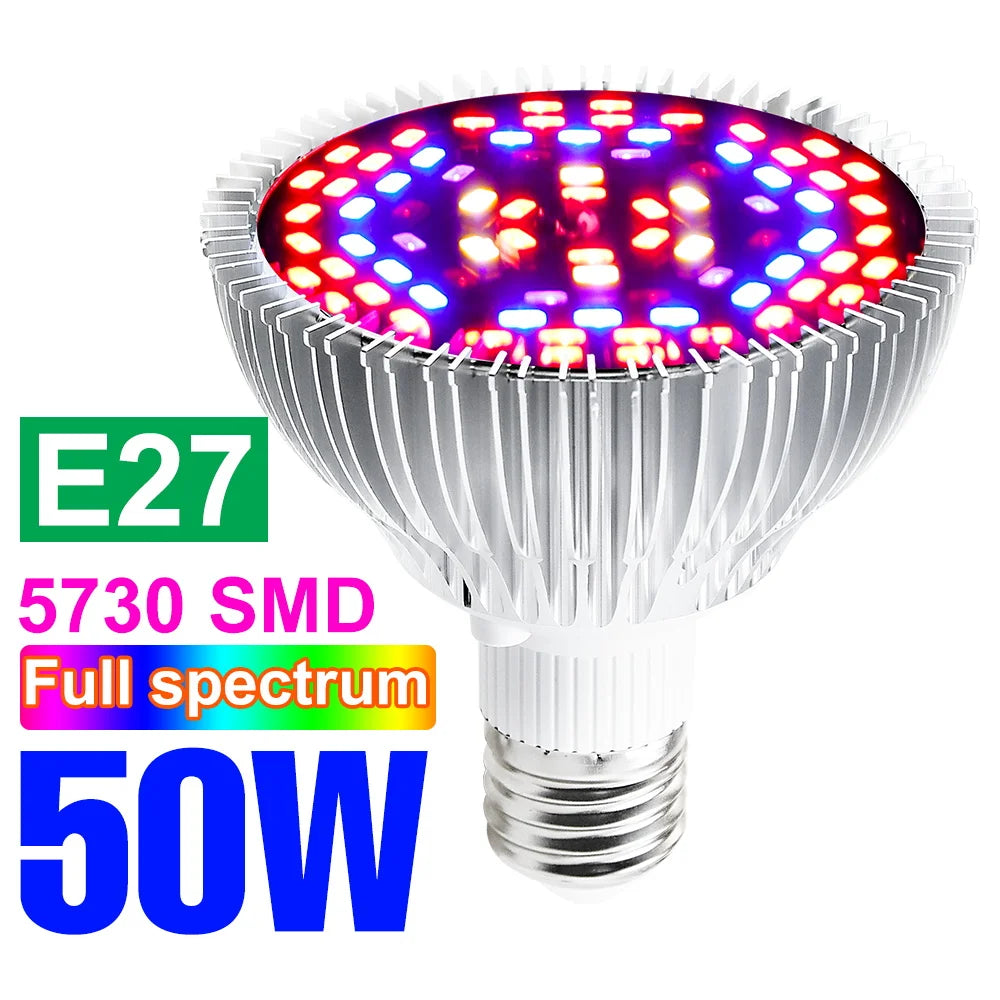 220V LED Grow Bulb Full Spectrum Plant Light E27 Phyto Lamp E14  Fitolamp For Greenhouse Hydroponic Flowers Seedlings Phytolamp - Premium  from Yard Agri Supply - Just $6.95! Shop now at Yard Agri Supply