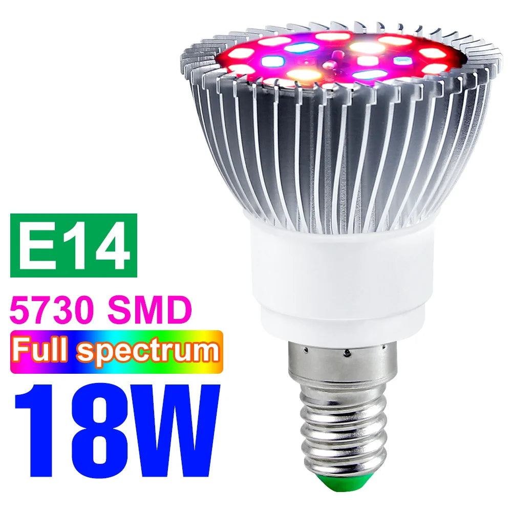 220V LED Grow Bulb Full Spectrum Plant Light E27 Phyto Lamp E14  Fitolamp For Greenhouse Hydroponic Flowers Seedlings Phytolamp - Premium  from Yard Agri Supply - Just $10.95! Shop now at Yard Agri Supply