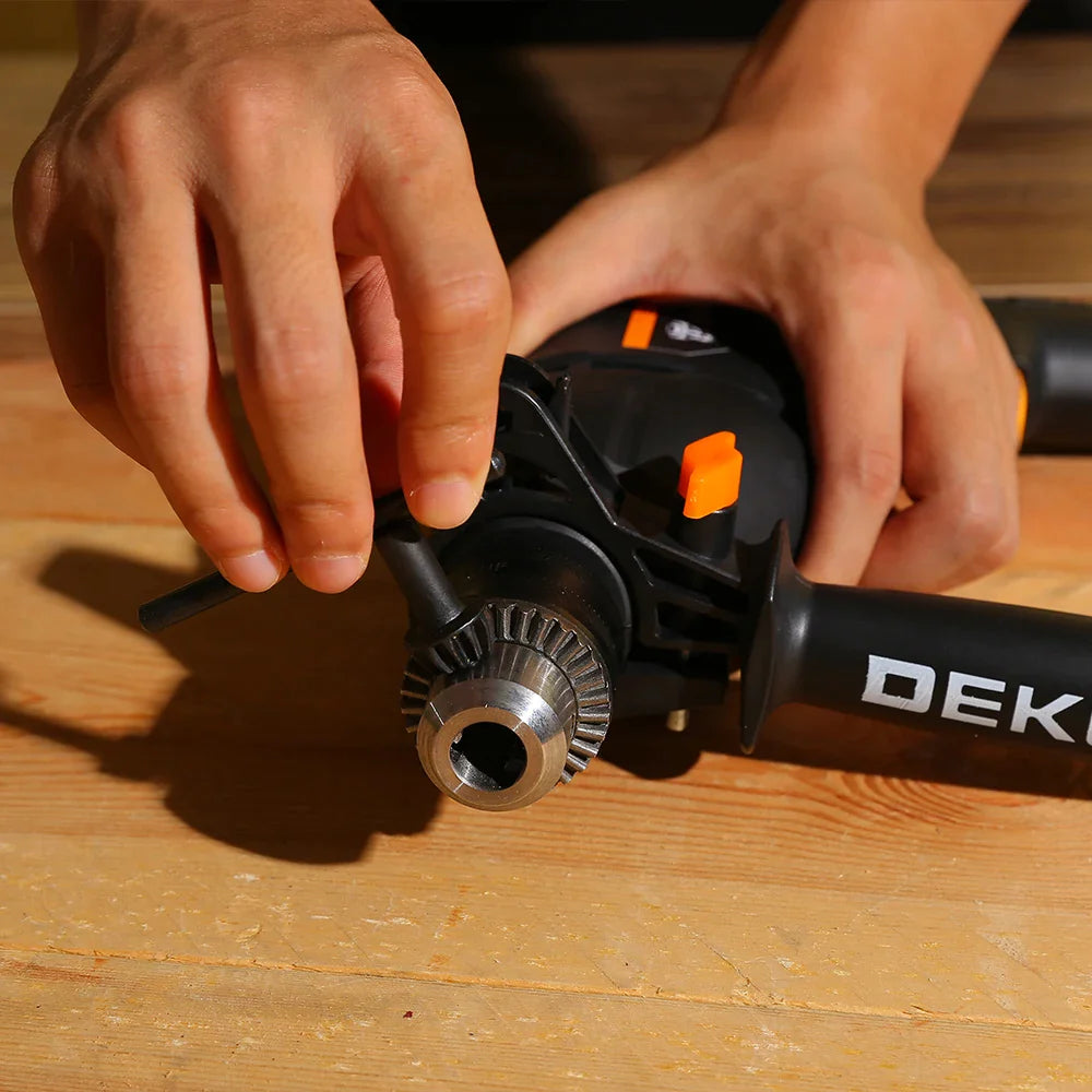 DEKO 220V Electric Screwdriver 2 Functions Electric Rotary Hammer Drill Power Tools Electric Tools(DKIDZ Series) - Premium  from Yard Agri Supply - Just $33.95! Shop now at Yard Agri Supply