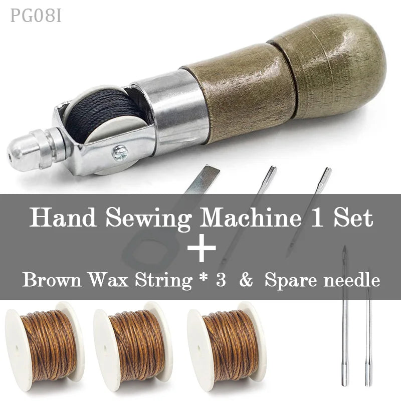 Professional Stitcher Sewing Awl Hand Stitcher Repair Tool Kit Leather and Heavy Fabrics Stitching Belt Strips Shoemaker Tools - Premium  from Yard Agri Supply - Just $14.95! Shop now at Yard Agri Supply