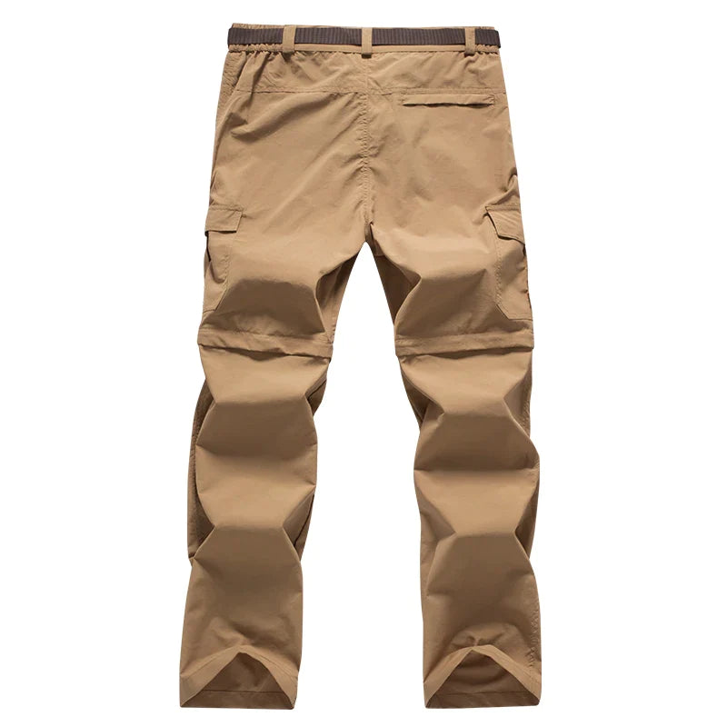 Outdoor Men Tactical Lightweight Zip Off Quick Drying Stretch Convertible Cargo Pants Shorts Bottom For Hiking Camping 8802 - Premium  from Yard Agri Supply - Just $38.95! Shop now at Yard Agri Supply