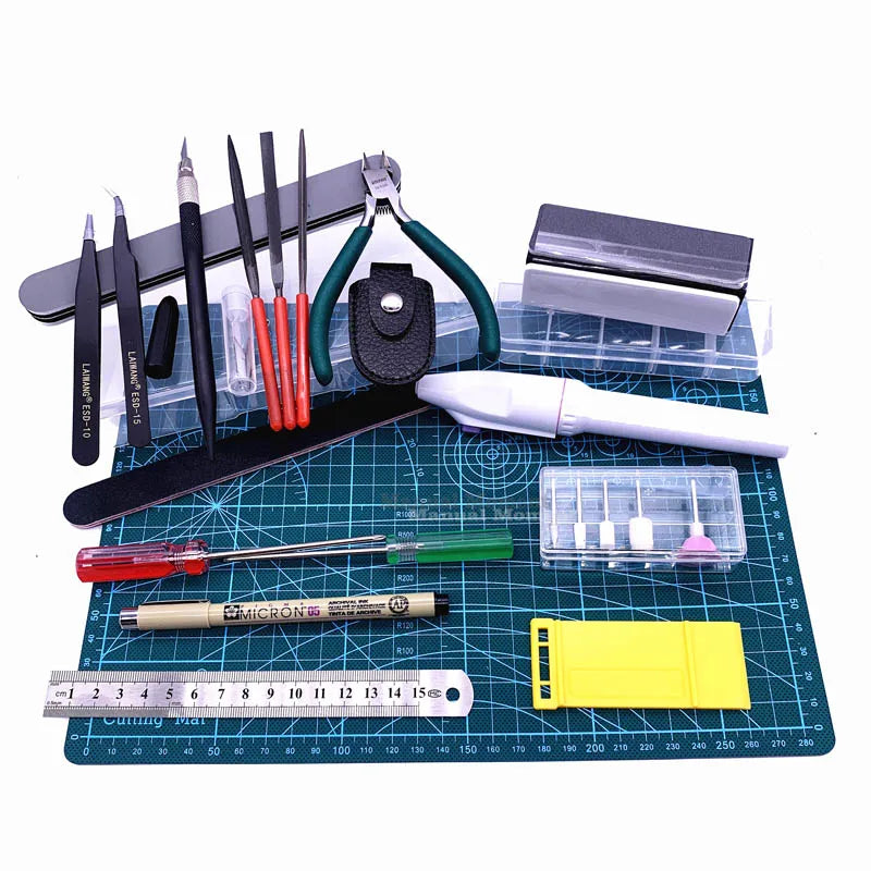 Model Building Tools Combo For Mecha Tools Military Hobby Model DIY Accessories Grinding Cutting Polishing Tools Set - Premium  from Yard Agri Supply - Just $14.95! Shop now at Yard Agri Supply