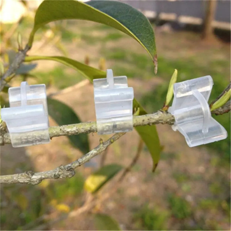50Pcs-pack Garden Flower Plant Vine Seedlings Grafted Branches Clip Connector Fasteners Plastic Clips Garden Tool GT035 - Premium  from Yard Agri Supply - Just $4.95! Shop now at Yard Agri Supply