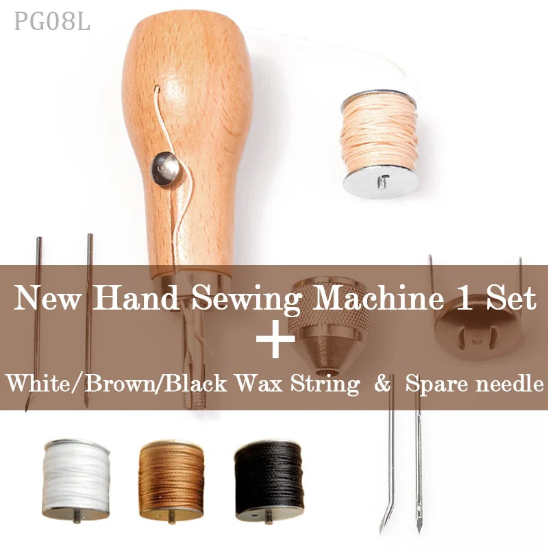 Professional Stitcher Sewing Awl Hand Stitcher Repair Tool Kit Leather and Heavy Fabrics Stitching Belt Strips Shoemaker Tools - Premium  from Yard Agri Supply - Just $14.95! Shop now at Yard Agri Supply