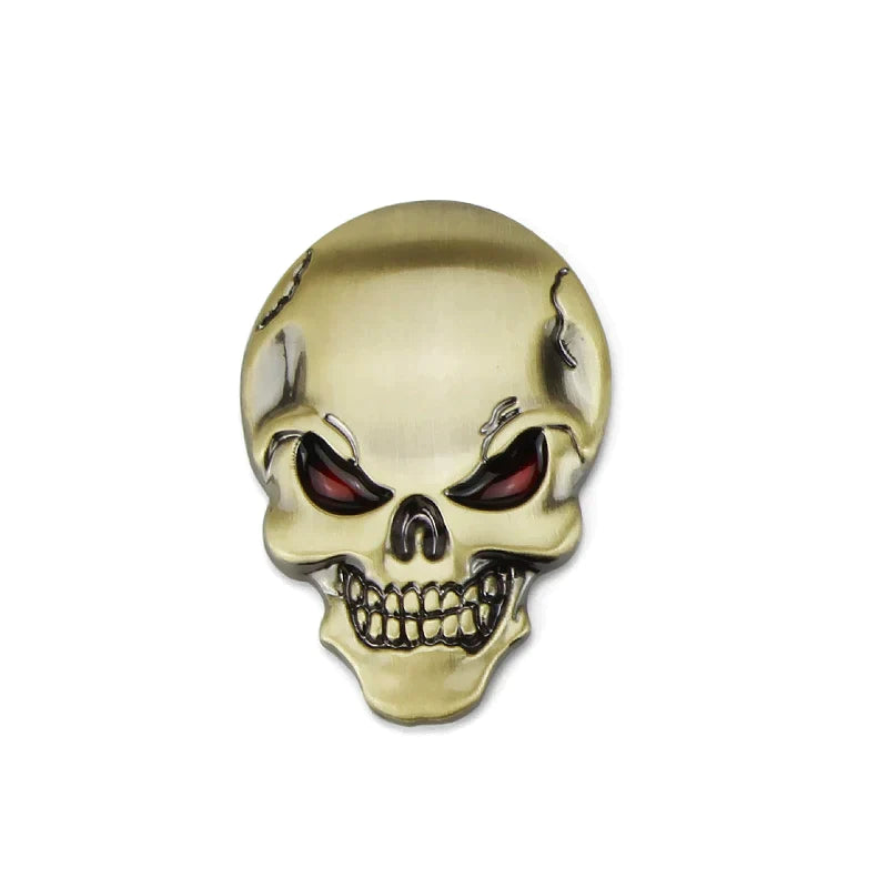 Personalized Decorative Stickers Skull Metal Demon Car - Premium  from Yard Agri Supply - Just $4.95! Shop now at Yard Agri Supply