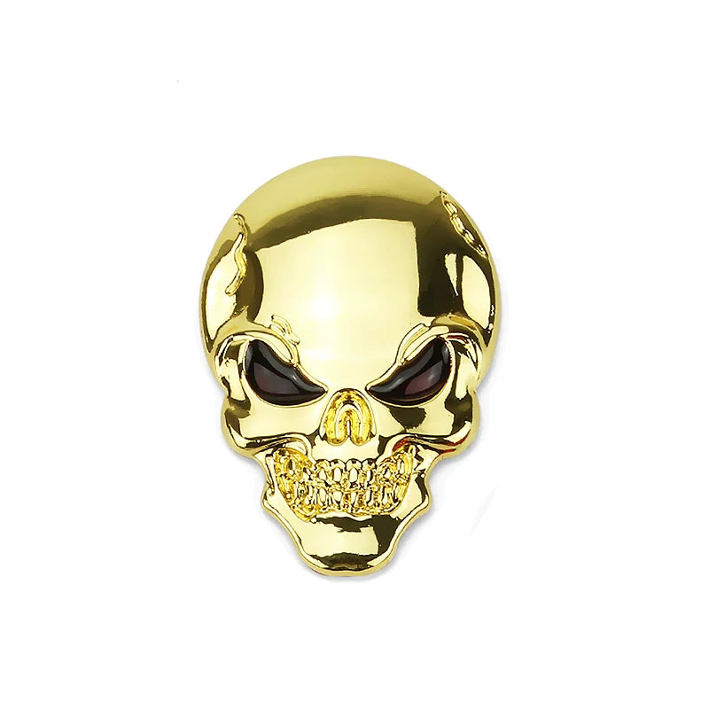 Personalized Decorative Stickers Skull Metal Demon Car - Premium  from Yard Agri Supply - Just $2.99! Shop now at Yard Agri Supply