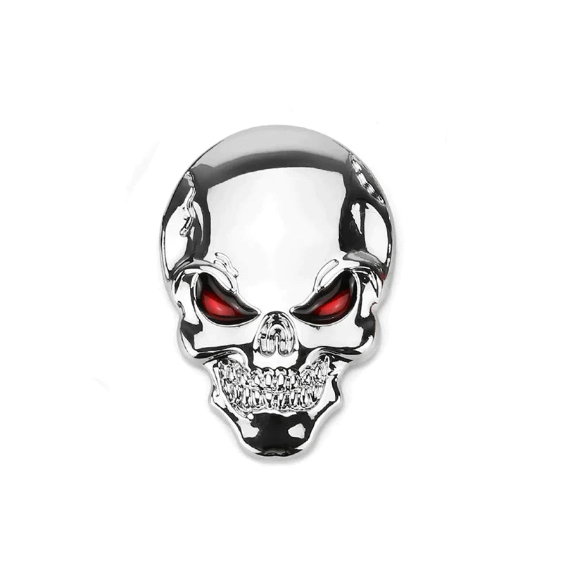 Personalized Decorative Stickers Skull Metal Demon Car - Premium  from Yard Agri Supply - Just $4.95! Shop now at Yard Agri Supply