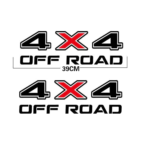 4X4 Bumper Stickers Quattro Logo Off-Road Vehicle Tail Sticker Paladin Pickup Truck Decorative Decal Truck Personalized Creative Stickers - Premium  from Yard Agri Supply - Just $5.95! Shop now at Yard Agri Supply