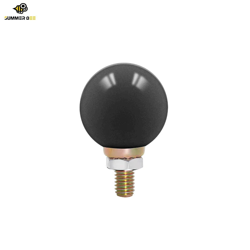 M10 Ball Head Bracket Base M8/M6 Screw Fixed 25mm Ball Head Motorcycle Electric Vehicle Rearview Mirror Hole Accessories - Premium  from Yard Agri Supply - Just $5.95! Shop now at Yard Agri Supply