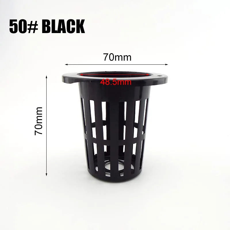 10pcs 50mm black white Soilless Mesh Plant Grow Pots Net Basket Holder Vegetable Nursery Cup tray Sponge Hydroponic Colonization - Premium  from dser - Just $3.95! Shop now at Yard Agri Supply