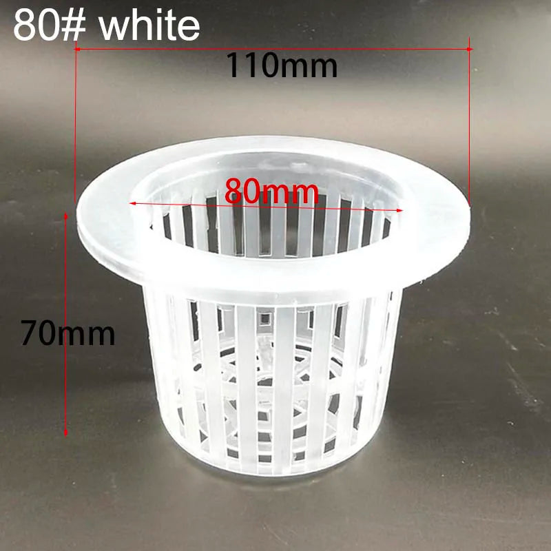 10pcs 50mm black white Soilless Mesh Plant Grow Pots Net Basket Holder Vegetable Nursery Cup tray Sponge Hydroponic Colonization - Premium  from dser - Just $3.95! Shop now at Yard Agri Supply