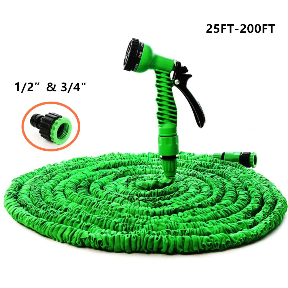 Magic Garden Hose Reels For Watering Flexible Expandable Water Hose Pipe Extendable Car Wash EU/US Connector 25FT-200FT - Premium  from Yard Agri Supply - Just $30.95! Shop now at Yard Agri Supply