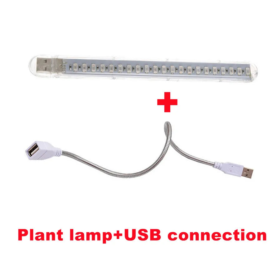 LDHLM LED Full Spectrum Plant Lamp USB Grow Light Flexible LED Growth Light Phyto Lamp Flower Seedling Hydroponic Lighting - Premium  from dser - Just $5.95! Shop now at Yard Agri Supply