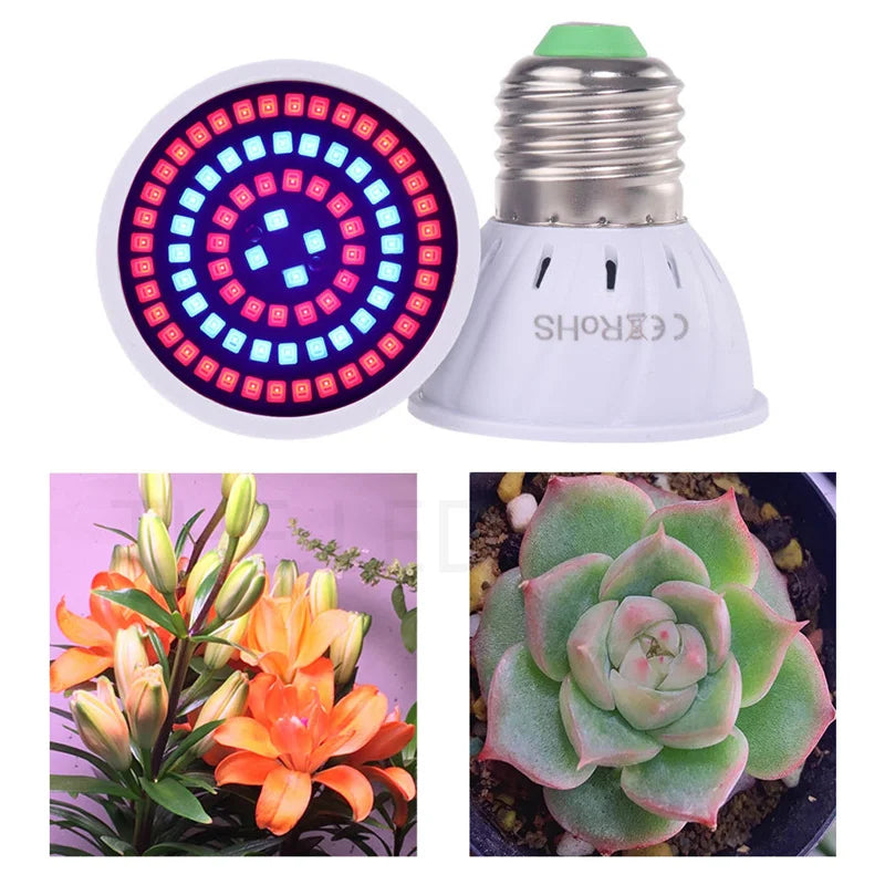 LED grow light Hydroponic Growth Light E27 Led Grow Bulb Full Spectrum 220V UV Lamp Plant Flower Seedling High quality - Premium  from dser - Just $3.95! Shop now at Yard Agri Supply
