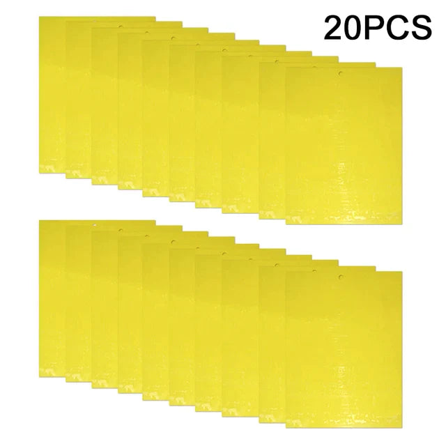 5/10/20pcs Yellow Greenhouse StickyTraps Bugs Sticky Board Multiple Flying Insect Catching Control Sticker Double-sided - Premium  from Yard Agri Supply - Just $5.95! Shop now at Yard Agri Supply