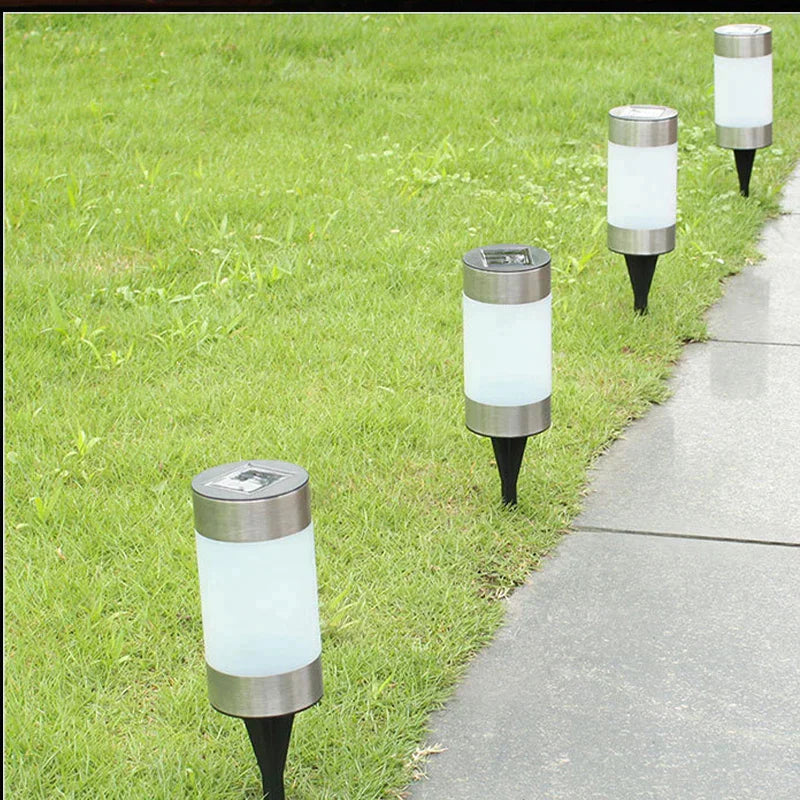 Solar Lights LED Outdoor Solar Lamps Waterproof Lawn Lights For Pathway Patio Garden Porch Stair Street Landscape Decoration - Premium  from Yard Agri Supply - Just $36.95! Shop now at Yard Agri Supply