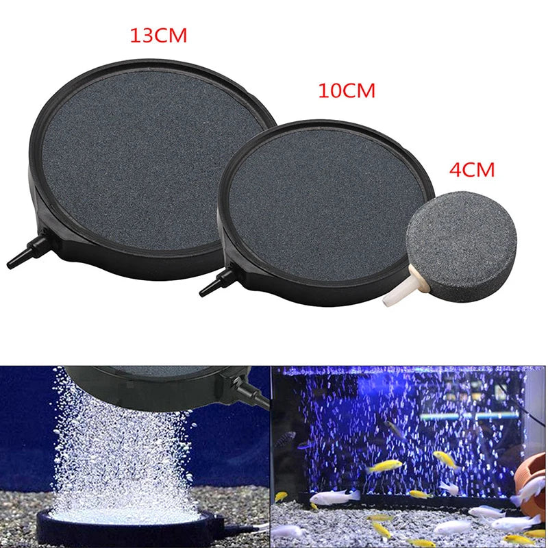 4/10/13cm Bubble Disk Air Stone Bubble Stone Aerator for Aquarium Fish Tank Pond Hydroponic Oxygen Pump Air Pump Accessories - Premium  from dser - Just $3.95! Shop now at Yard Agri Supply