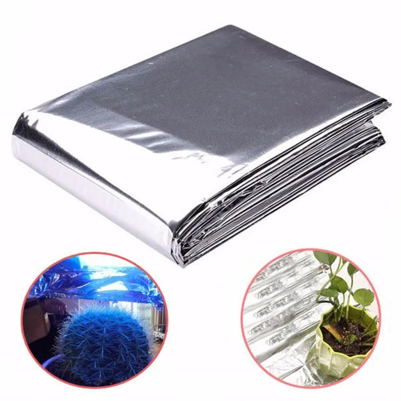 120x210cm Plant Cover Hydroponic Reflective Film Grow Light Accessories Greenhouse Planting Reflectance Covering Foil Sheet - Premium  from dser - Just $5.95! Shop now at Yard Agri Supply