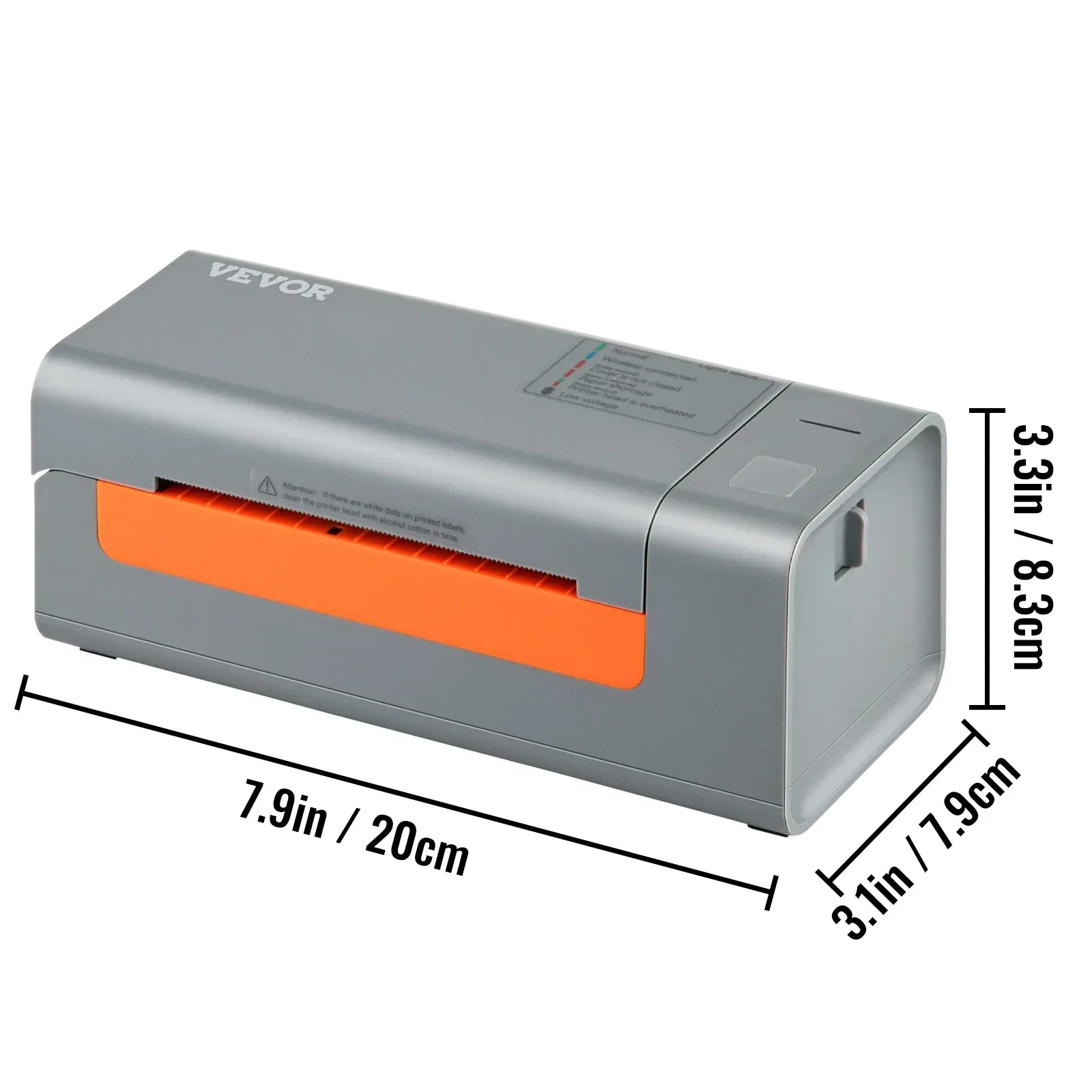 VEVOR Thermal Label Printer Portable Printer 300DPI for 4x6 Mailing Packages Printing w/ Bluetooth & Automatic Label Recognition - Premium  from dser - Just $158.95! Shop now at Yard Agri Supply