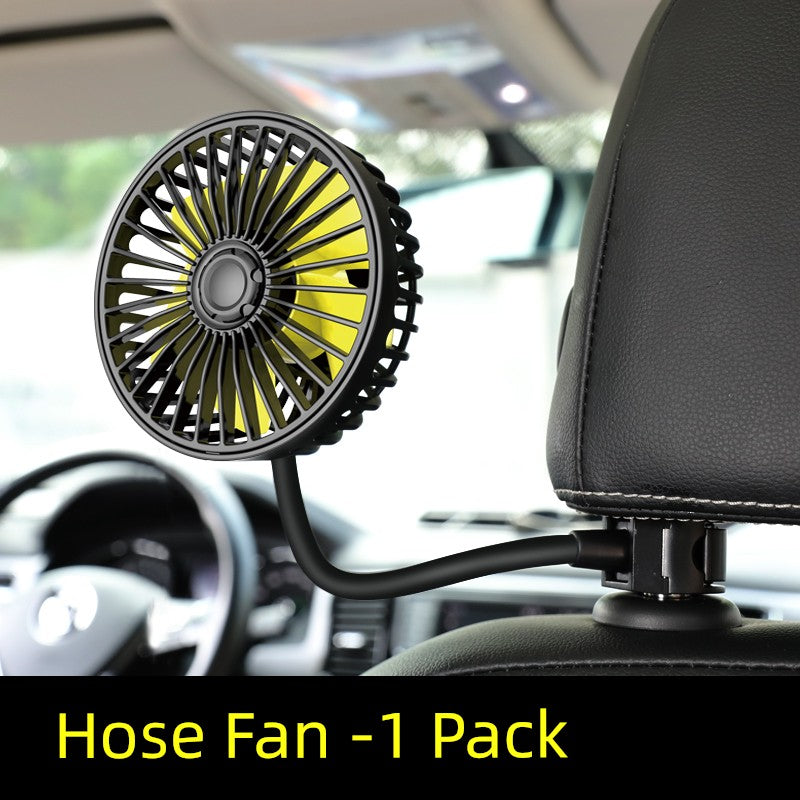 Car-Carrying Electric Fan 12V Powerful Refrigeration Car Air Conditioning Cooling Car Rear Seat Back USB Small Fan - Premium  from Yard Agri Supply - Just $8.99! Shop now at Yard Agri Supply