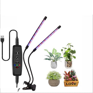 USB LED Plant Grow Light Indoor Garden 10 Dimmable Levels Grow Light Full Spectrum Timer Setting Hydroponic Greenhouse 3H/9H/12H - Premium  from dser - Just $24.95! Shop now at Yard Agri Supply