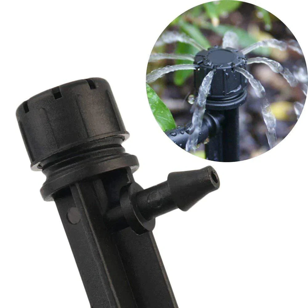 50 Pcs Adjustable 8 Hole Spiked Dripper 360 Degree Sprinkler  Gardening Horticulture Watering Nozzle Garden Irrigation Tools - Premium  from Yard Agri Supply - Just $18.95! Shop now at Yard Agri Supply