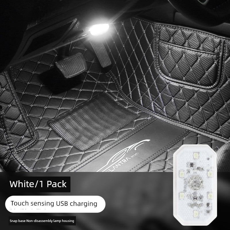 Car Atmosphere Light Interior Light Refit Wireless Car Atmosphere Light Wireless Colorful Foot Light Interior Touch Lamp - Premium  from Yard Agri Supply - Just $5.95! Shop now at Yard Agri Supply