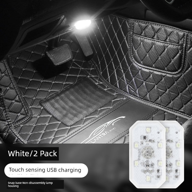 Car Atmosphere Light Interior Light Refit Wireless Car Atmosphere Light Wireless Colorful Foot Light Interior Touch Lamp - Premium  from Yard Agri Supply - Just $3.99! Shop now at Yard Agri Supply