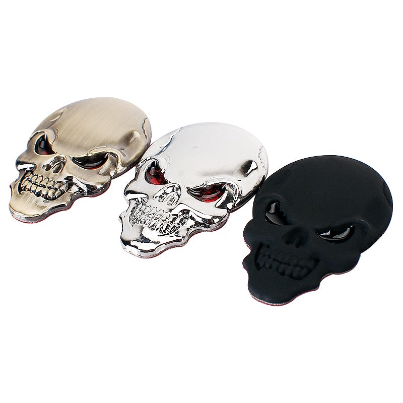 Personalized Decorative Stickers Skull Metal Demon Car - Premium  from Yard Agri Supply - Just $4.95! Shop now at Yard Agri Supply