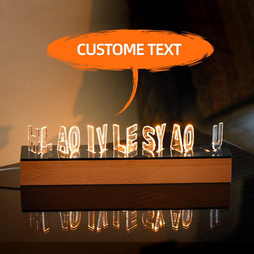 Custom Engraved Name Night Light Acrylic Commemorative Home Gifts - Premium  from MadeMine - Just $14.90! Shop now at Yard Agri Supply