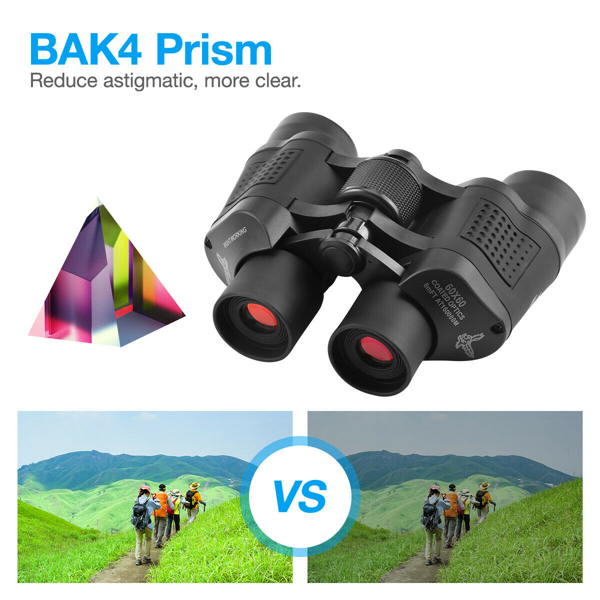 60x60 High Power Binoculars With Coordinates Portable Telescope LowLight Night Vision For Hunting Sports Travel Sightseeing - Premium Sports and outdoors from cjdropshipping - Just $65.99! Shop now at Yard Agri Supply
