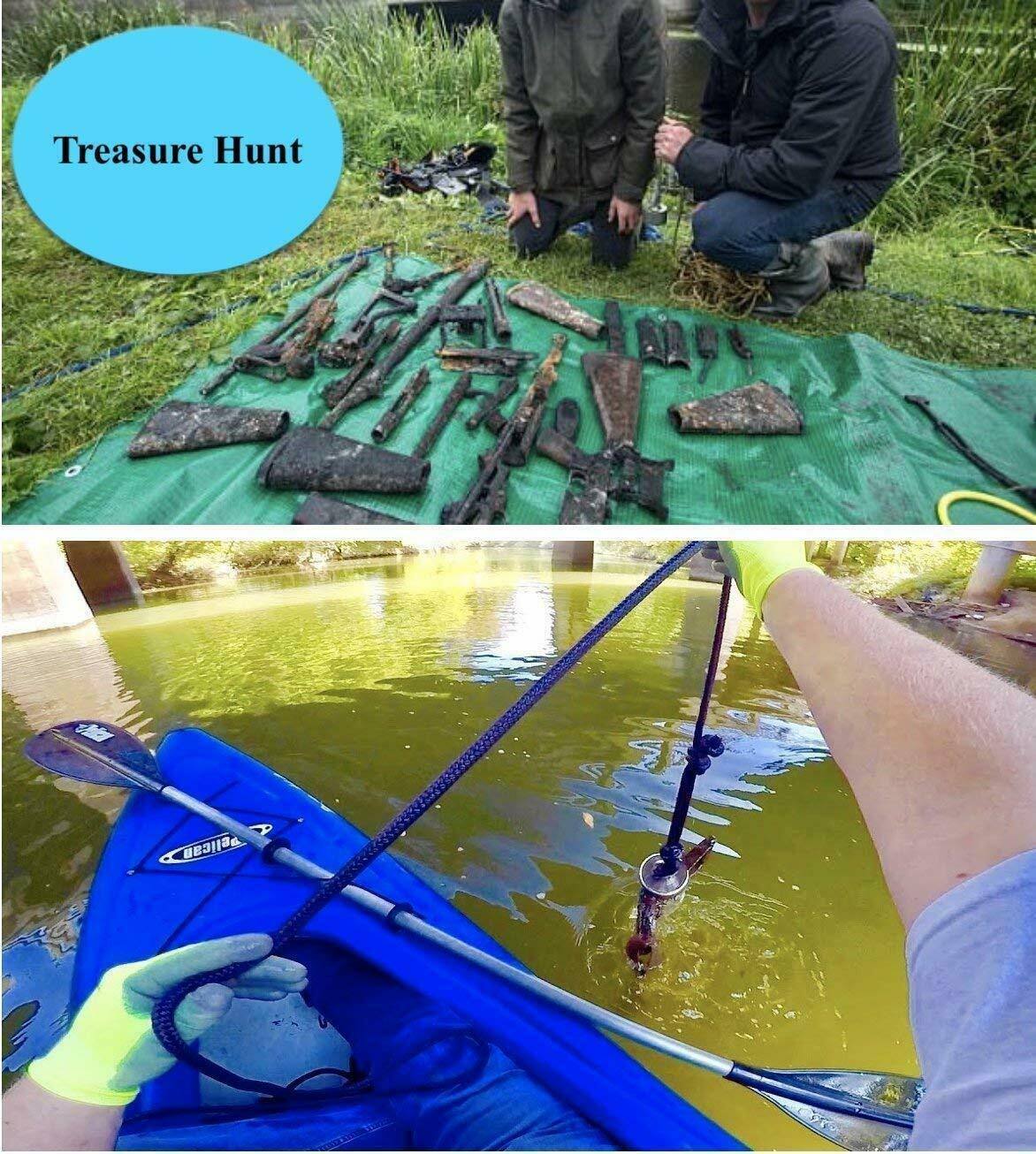 Fishing Magnet with Lifting Ring Magnetic Retrieving Lake Treasure Hunt Collects - Premium Sports and outdoors from cjdropshipping - Just $32.37! Shop now at Yard Agri Supply