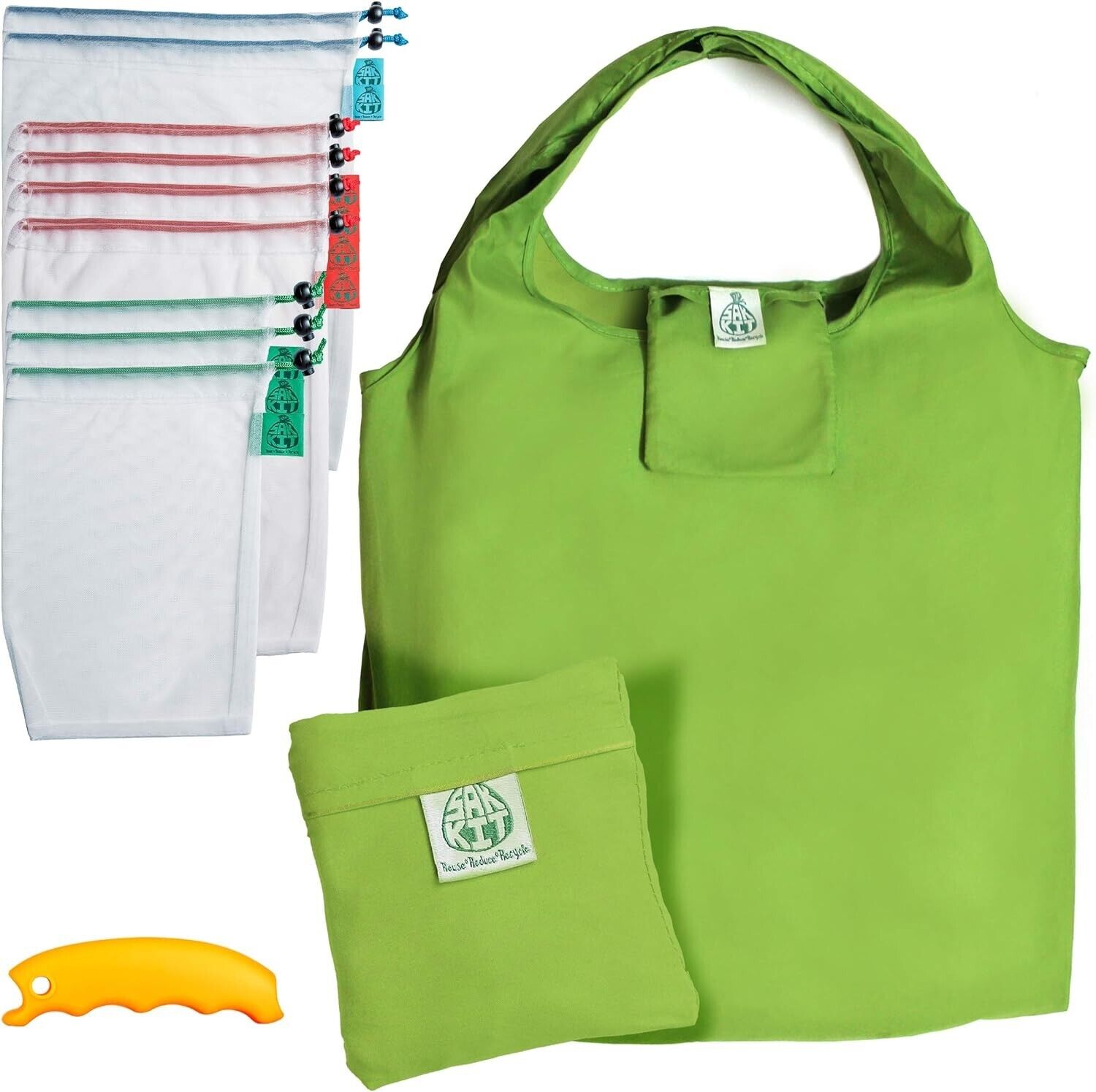 Eco Friendly Grocery Shopping Reusable Bag Vegetable Fruit Mesh Bags - Premium bags and shoes from cjdropshipping - Just $45.98! Shop now at Yard Agri Supply
