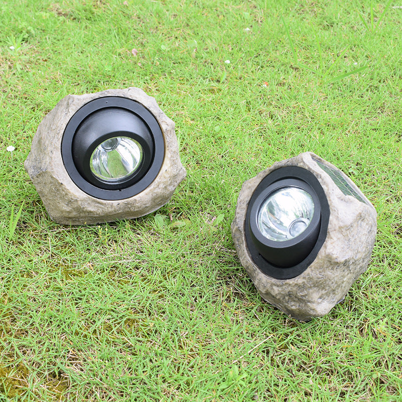 Solar Simulation Stone Lamp Garden Lamp Outdoor Outdoor Garden Lawn Decoration Spotlight - Premium  from Yard Agri Supply - Just $60.50! Shop now at Yard Agri Supply