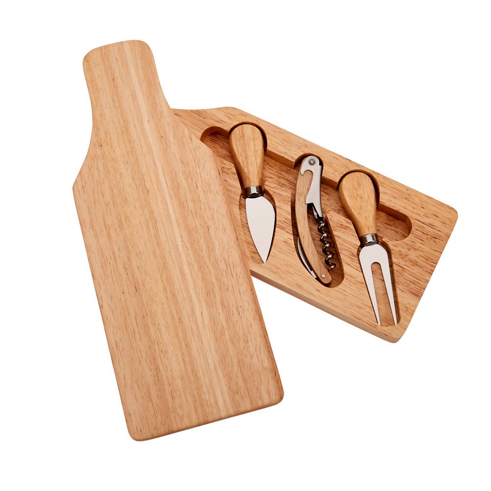 Cheese Board (Bottle Shape) W 3 ToolsHeart - Premium Home Living & Improvement from Creative Gifts International Inc. - Just $35.18! Shop now at Yard Agri Supply