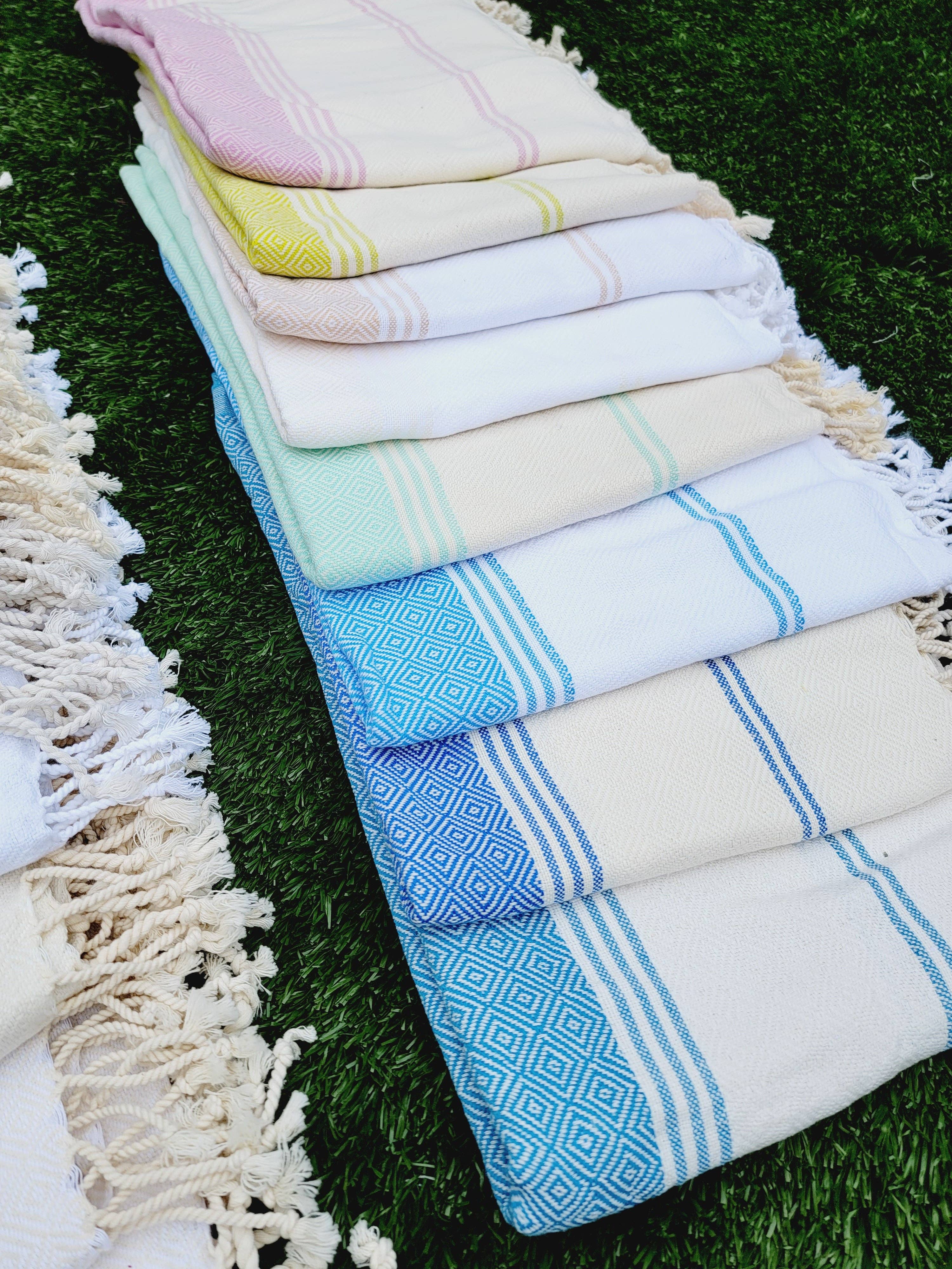 Beach/Bath Sand Free Towels-Easy Carry Quick Dry Thin Towel-Light BeigeHeart - Premium Kids & Baby Catalog from EBRU Home - Just $32.78! Shop now at Yard Agri Supply