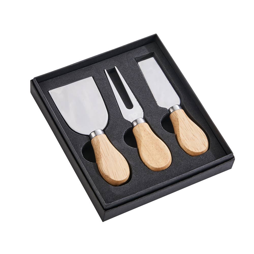 Set/3 Cheese Tools W/Wd Handles 5"Heart - Premium  from Creative Gifts International Inc. - Just $19.18! Shop now at Yard Agri Supply