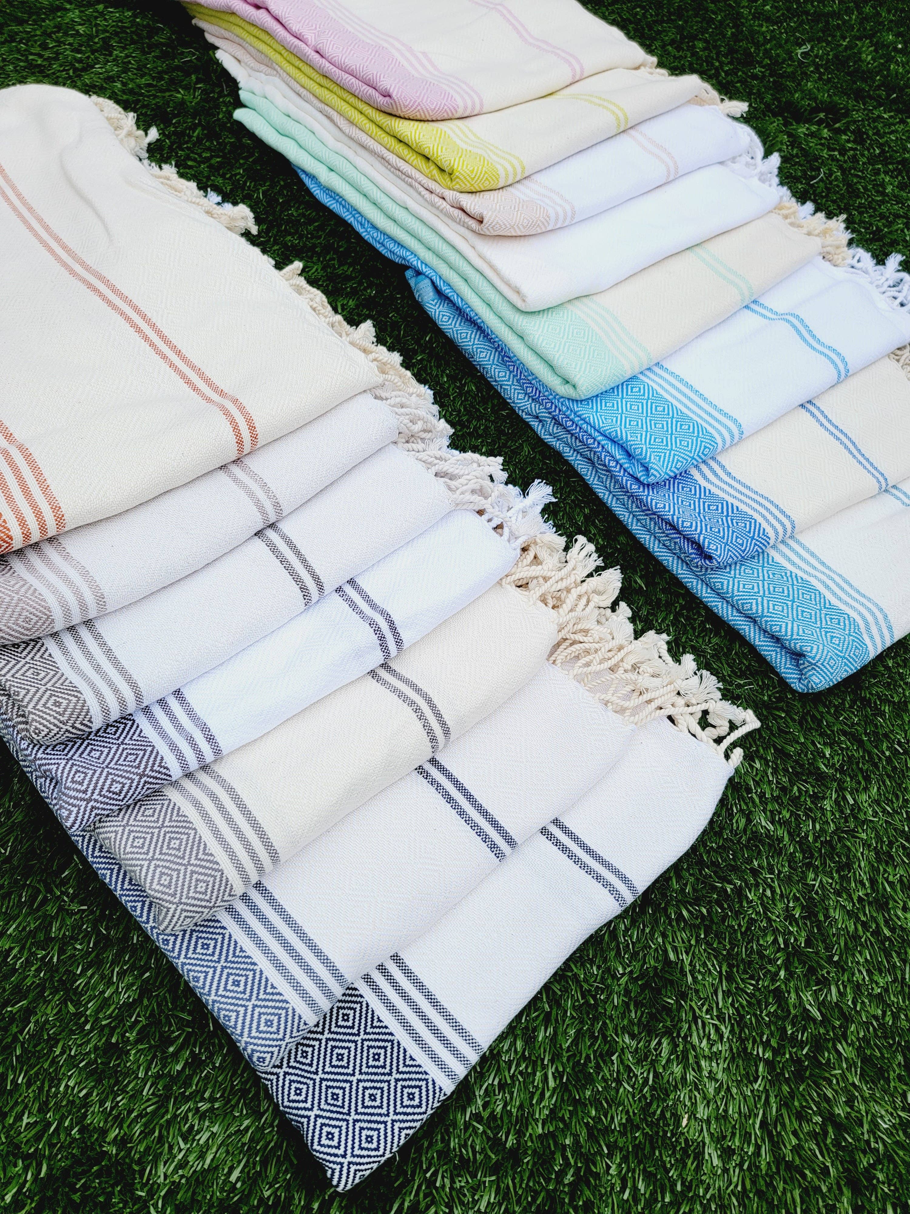 Beach/Bath Sand Free Towels-Easy Carry Quick Dry Thin Towel-BlueHeart - Premium Kids & Baby Catalog from EBRU Home - Just $32.78! Shop now at Yard Agri Supply