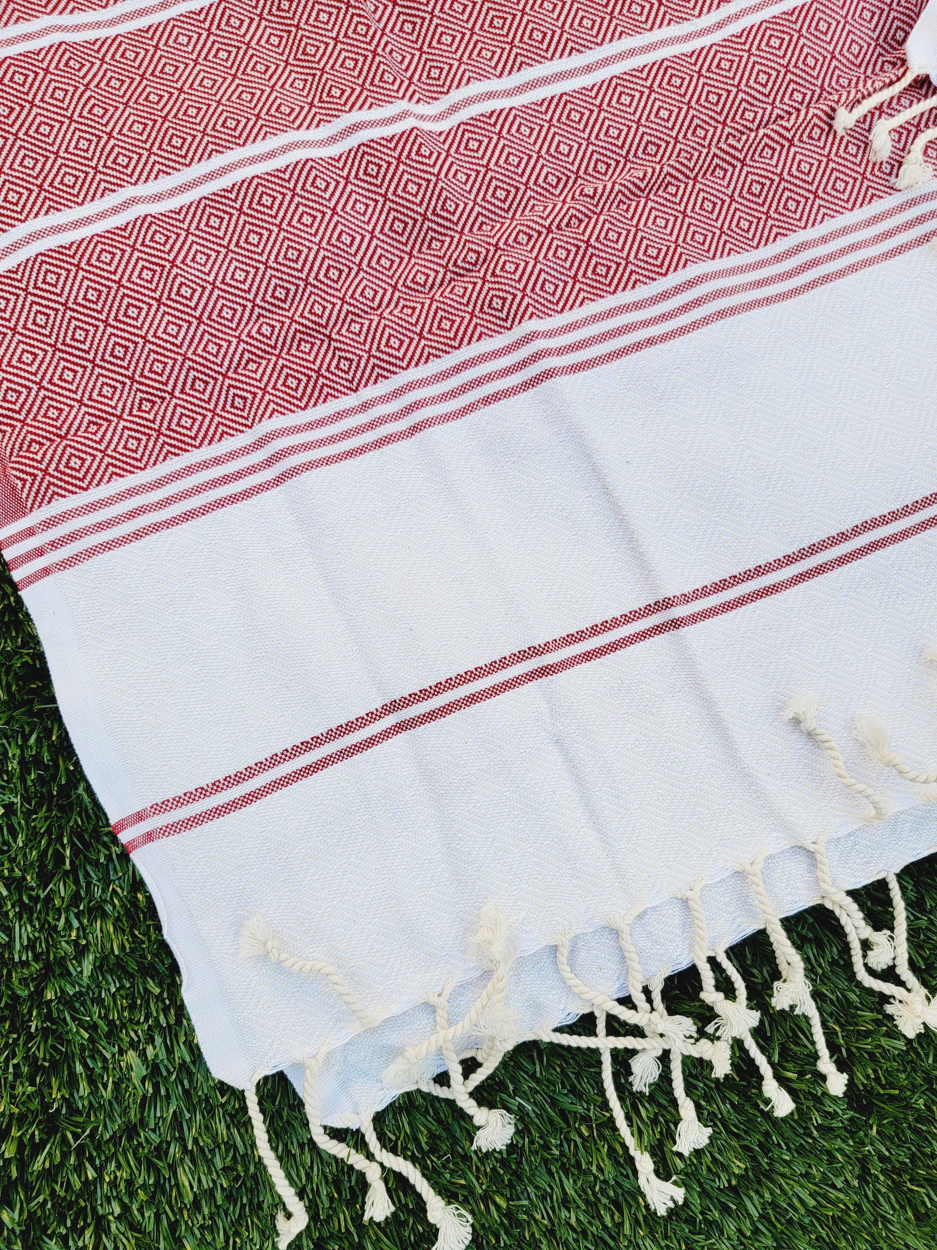 Beach/Bath Sand Free Towels-Easy Carry Quick Dry Thin Towel- BurgundyHeart - Premium Kids & Baby Catalog from EBRU Home - Just $32.78! Shop now at Yard Agri Supply