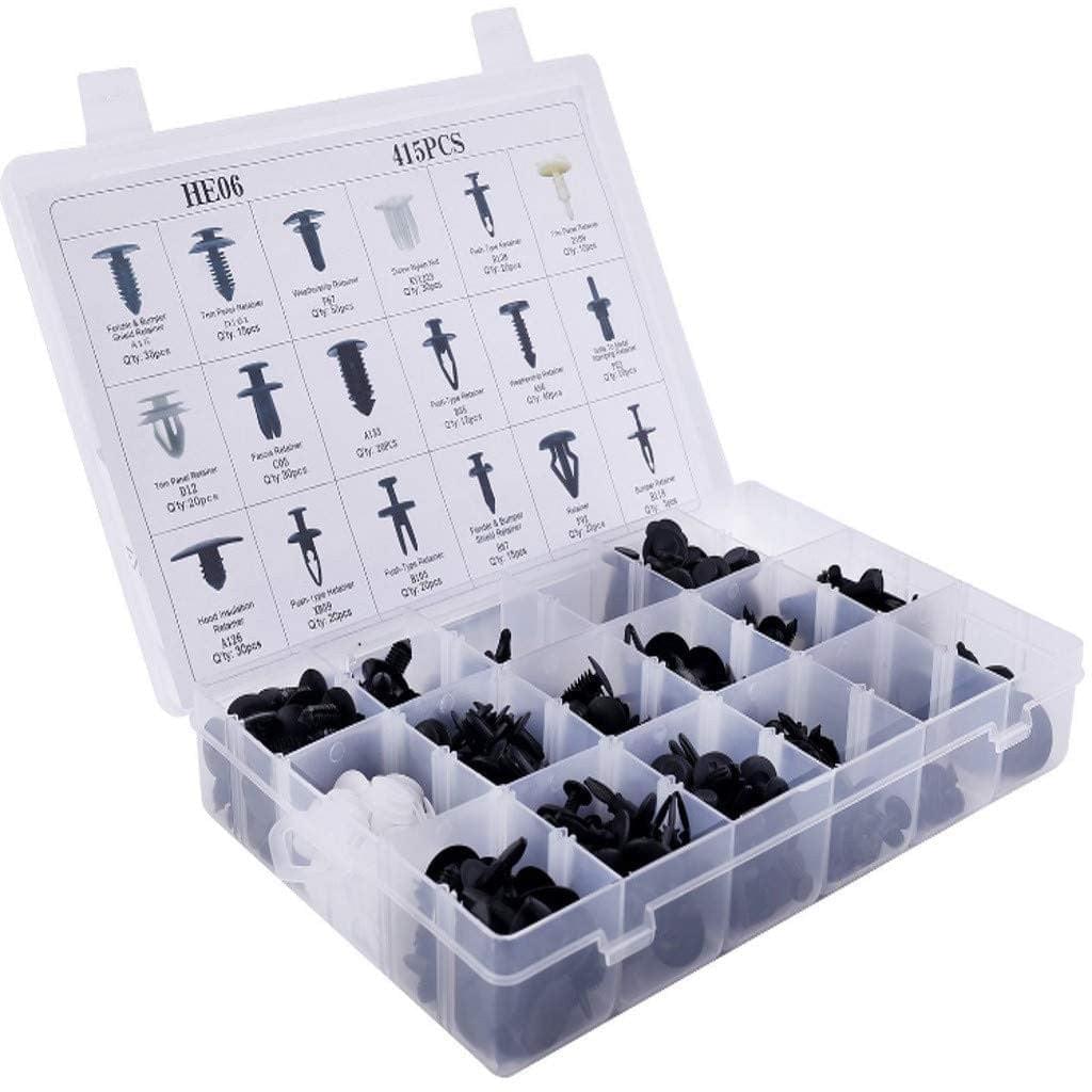 415pc Car Plastic Rivets Fastener F ende Bumper Push Pin Clip Free Remover Tool - Premium car parts from cjdropshipping - Just $68.97! Shop now at Yard Agri Supply