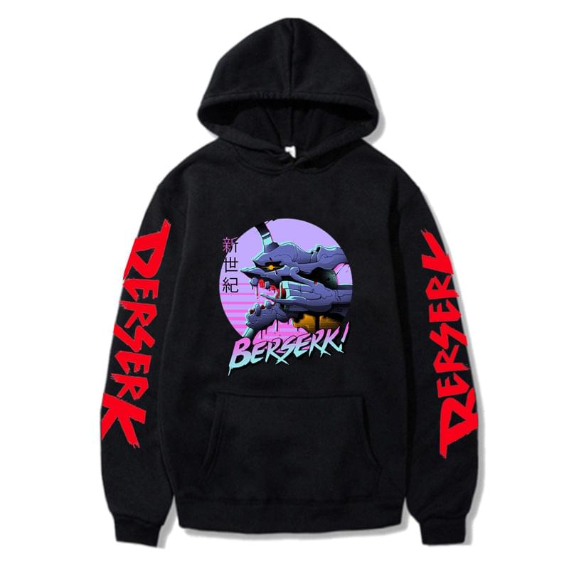 Anime Berserk Sword Wind Legend Fleece Hooded Sports Sweatshirt - Premium  from eprolo - Just $24.94! Shop now at Yard Agri Supply
