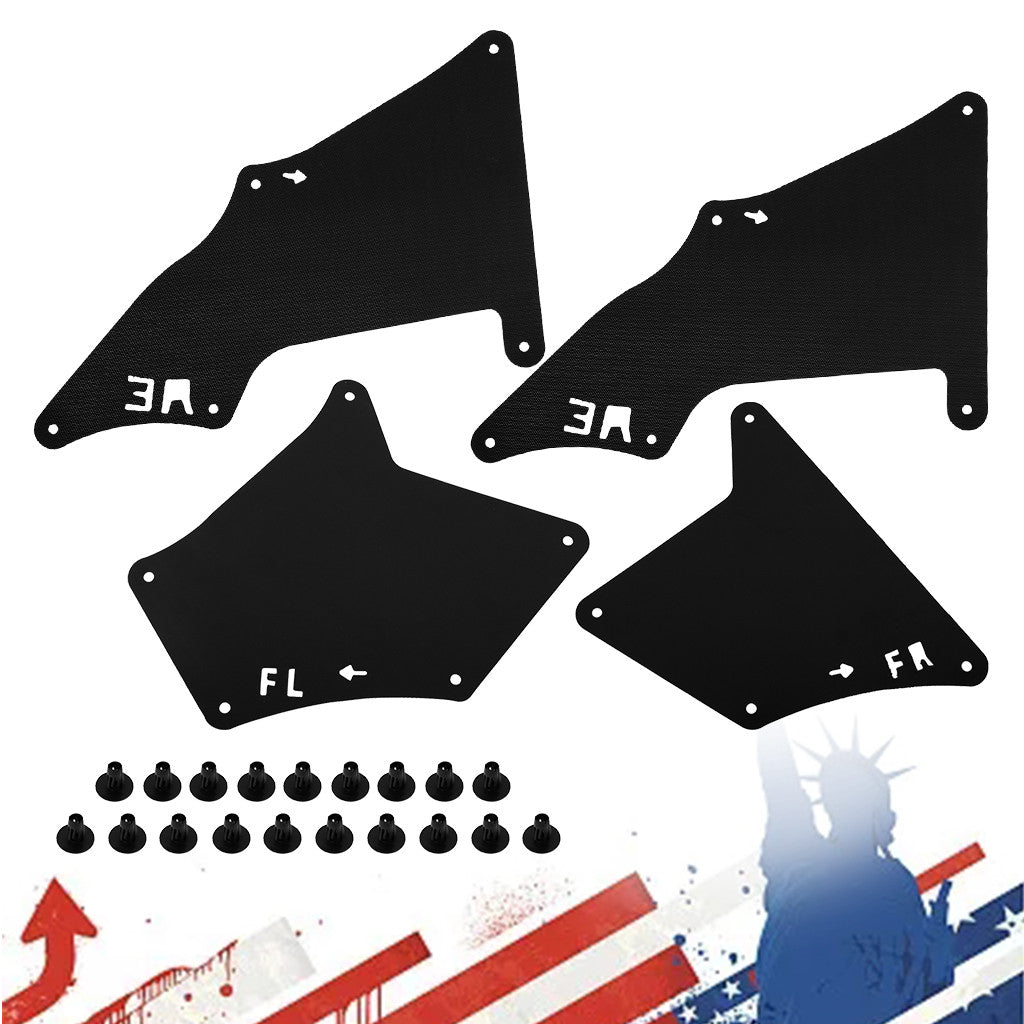 Set Of 4 Splash Seals & Clips For 2003-2009 Toyo-ta 4Runner Fender Liner Guard - Premium car parts from cjdropshipping - Just $216.74! Shop now at Yard Agri Supply