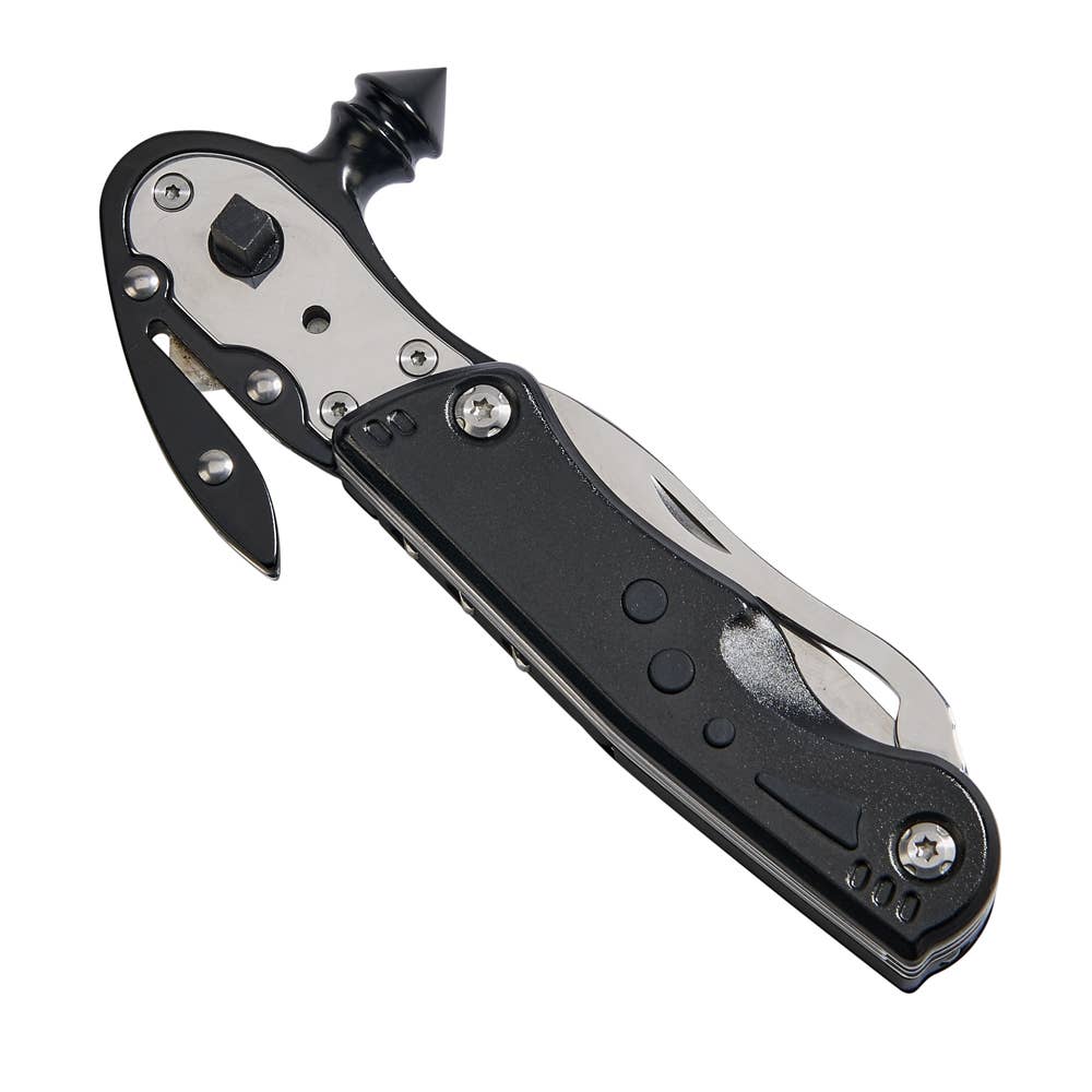 Blk Glass Breaker W/Multi Tools, 6"LHeart - Premium Home Living & Improvement from Creative Gifts International Inc. - Just $31.18! Shop now at Yard Agri Supply